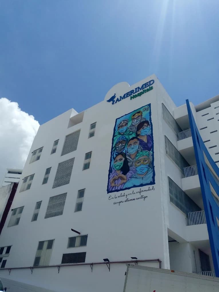 Amerimed · Hospital regional · 3 sedes en Playa del Carmen